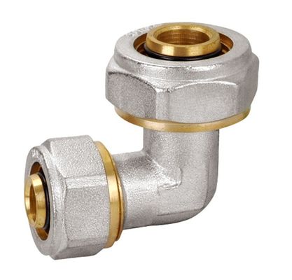 Quick Connect Brass Fittings PF5004 Brass Pipe 90 Degree Elbow